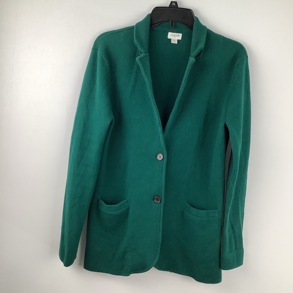 J Crew Knit Blazer Women's Jacket size M (medium)